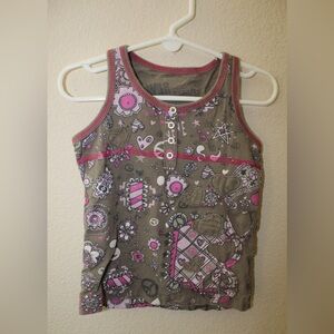 Girls' Patterned Tank Top